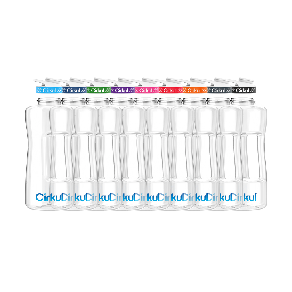 62oz. Plastic Bottle & Comfort Grip Lid