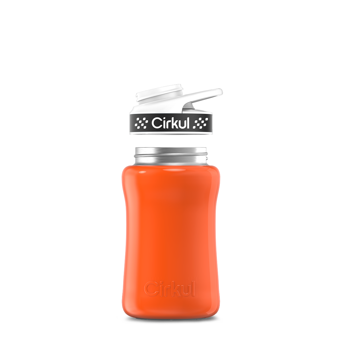 12oz. Stainless Steel Bottle & Comfort Grip Lid