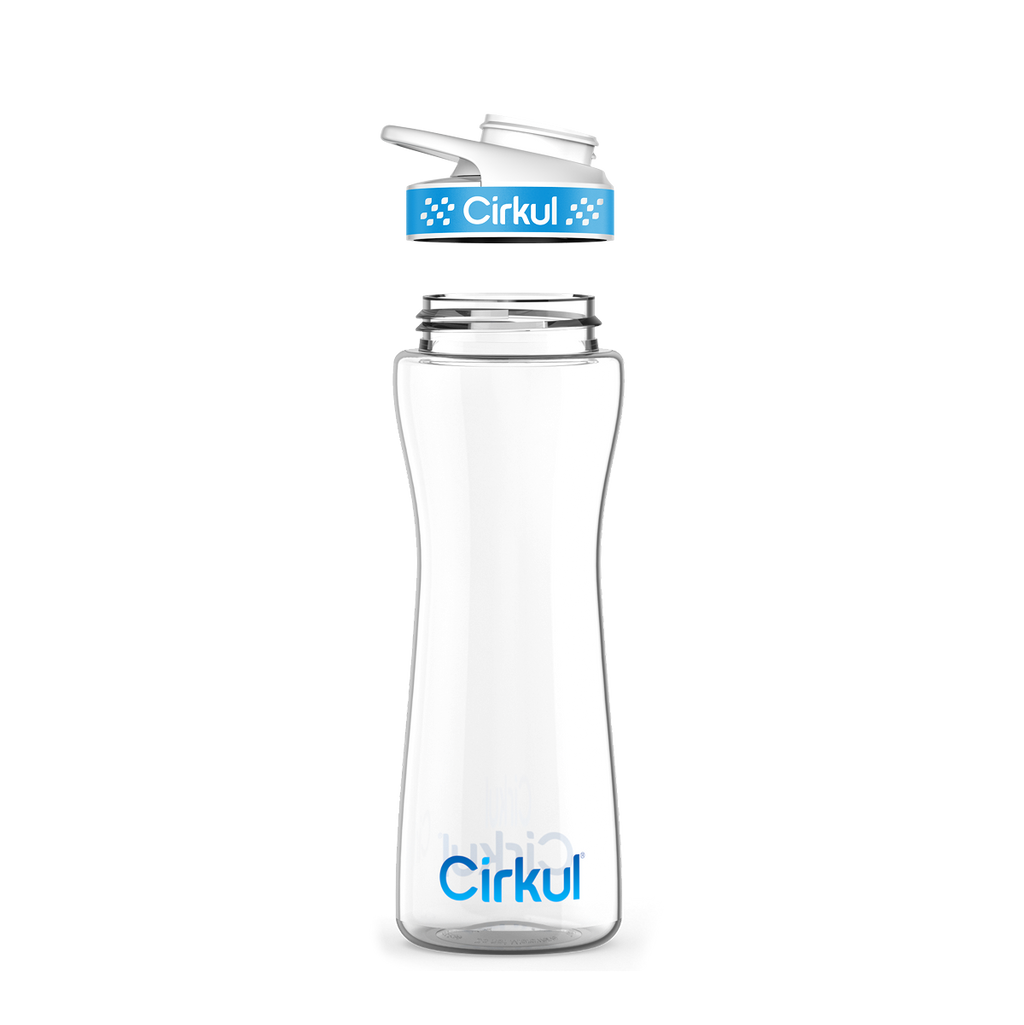 22oz. Plastic Bottle & Comfort Grip Lid