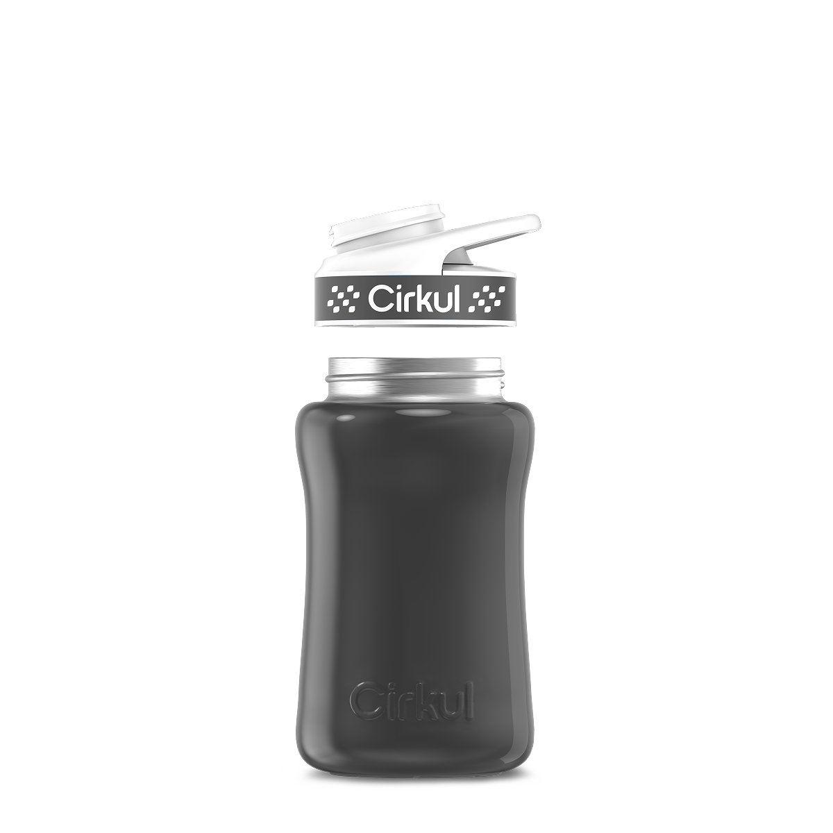 12oz. Stainless Steel Bottle & Comfort Grip Lid