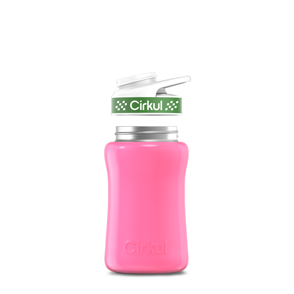 12oz. Stainless Steel Bottle & Comfort Grip Lid