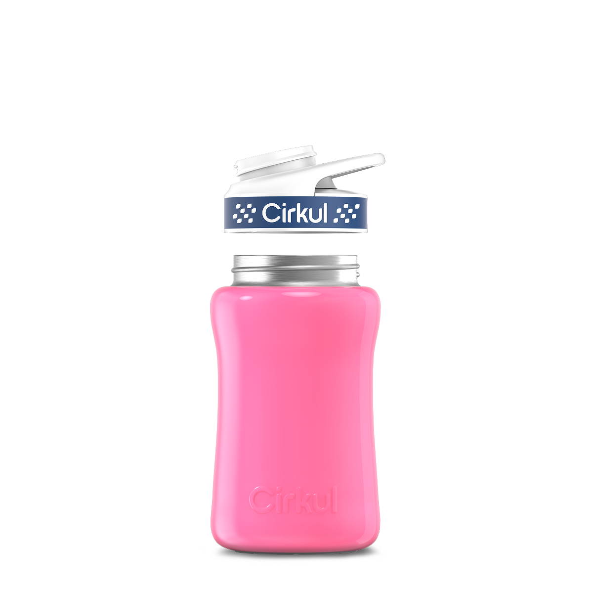 12oz. Stainless Steel Bottle & Comfort Grip Lid