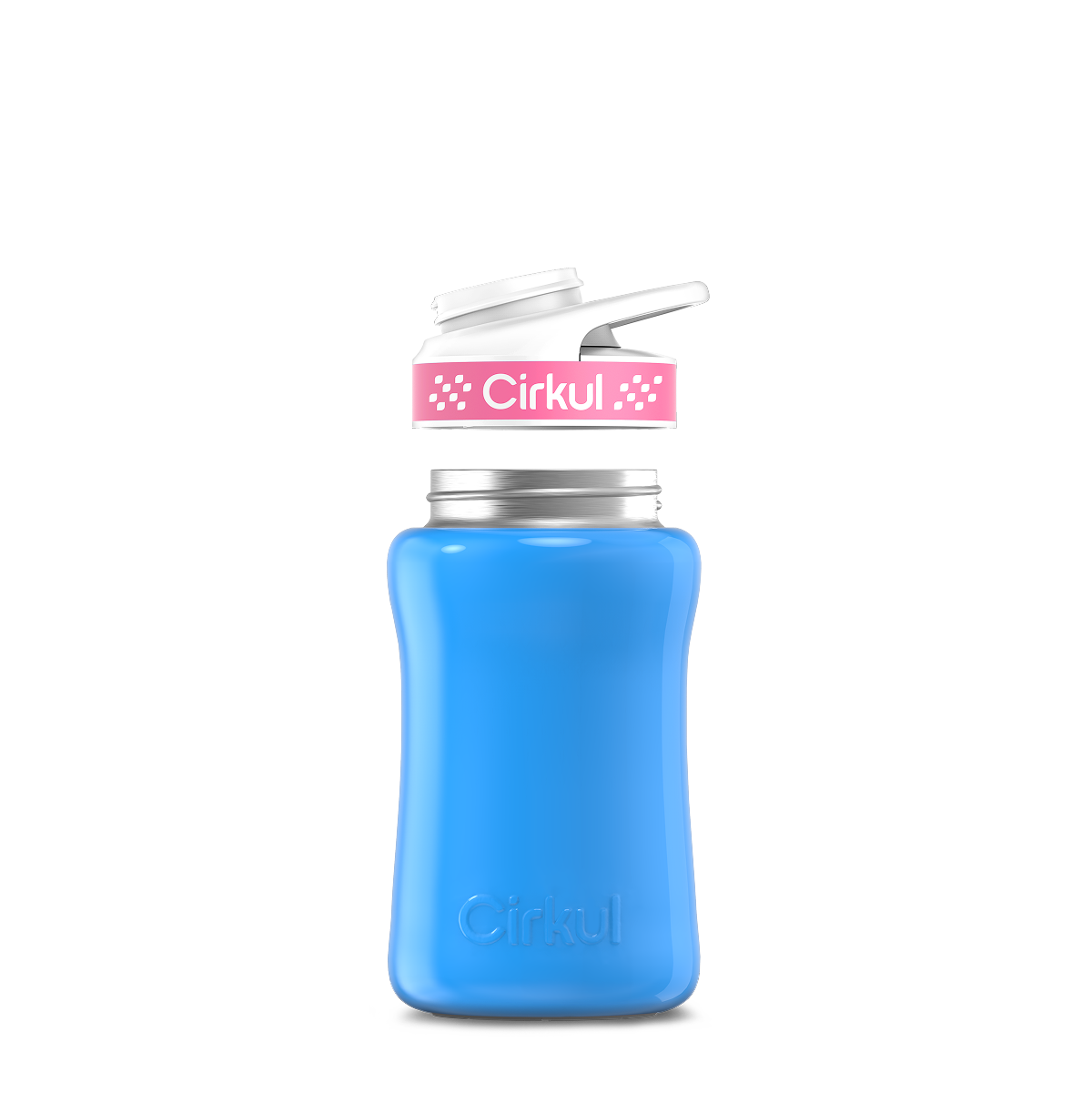 12oz. Stainless Steel Bottle & Comfort Grip Lid