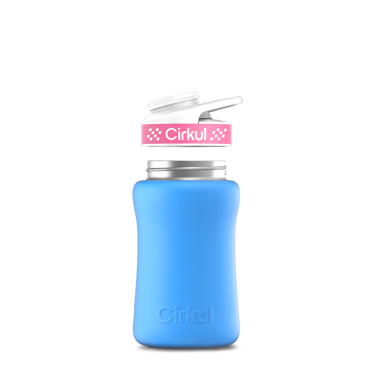 12oz. Stainless Steel Bottle & Comfort Grip Lid