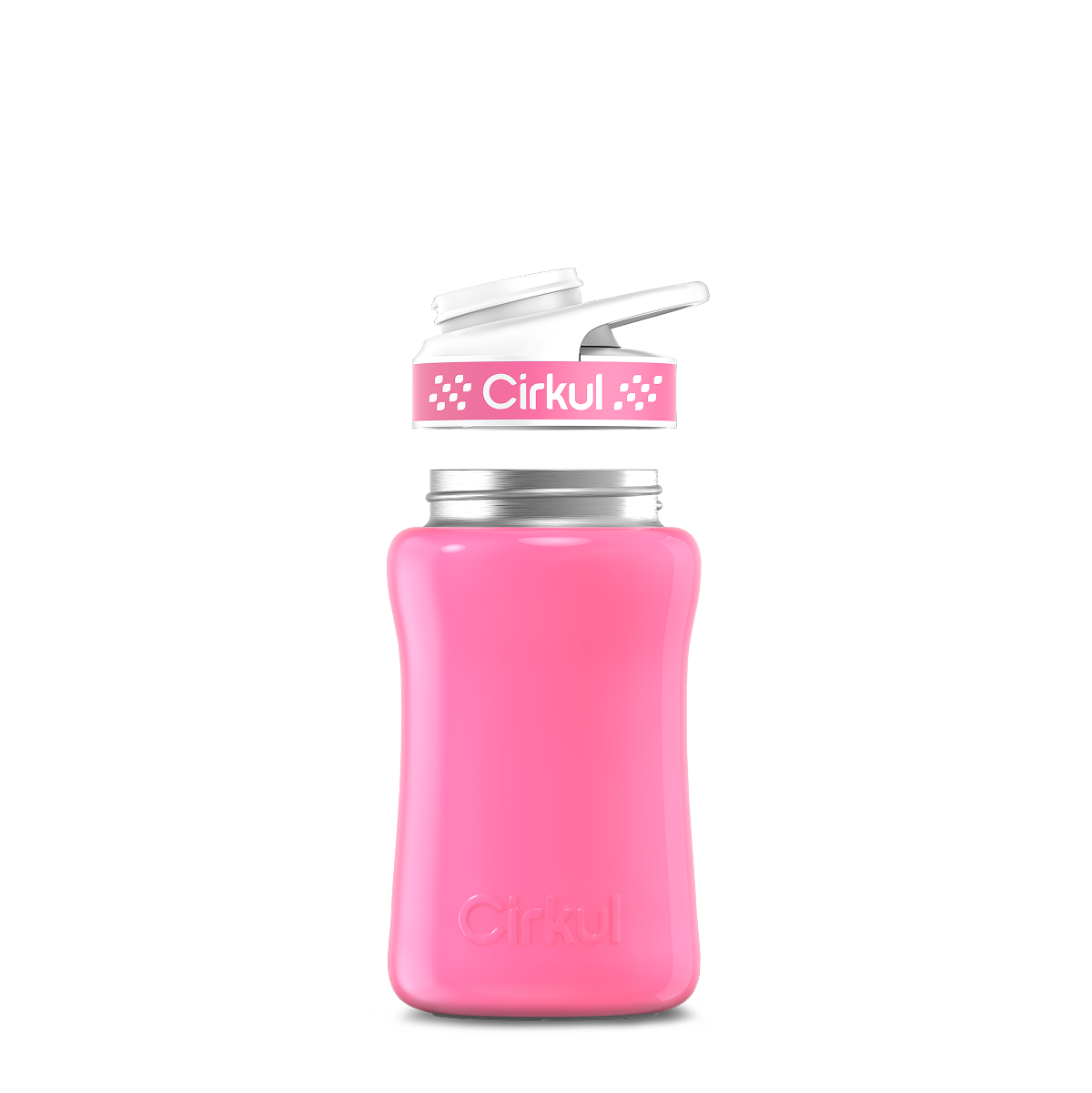 12oz. Stainless Steel Bottle & Comfort Grip Lid