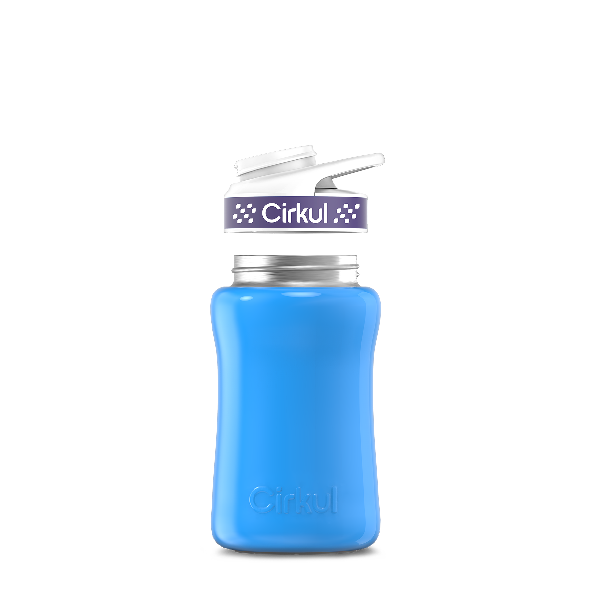 12oz. Stainless Steel Bottle & Comfort Grip Lid