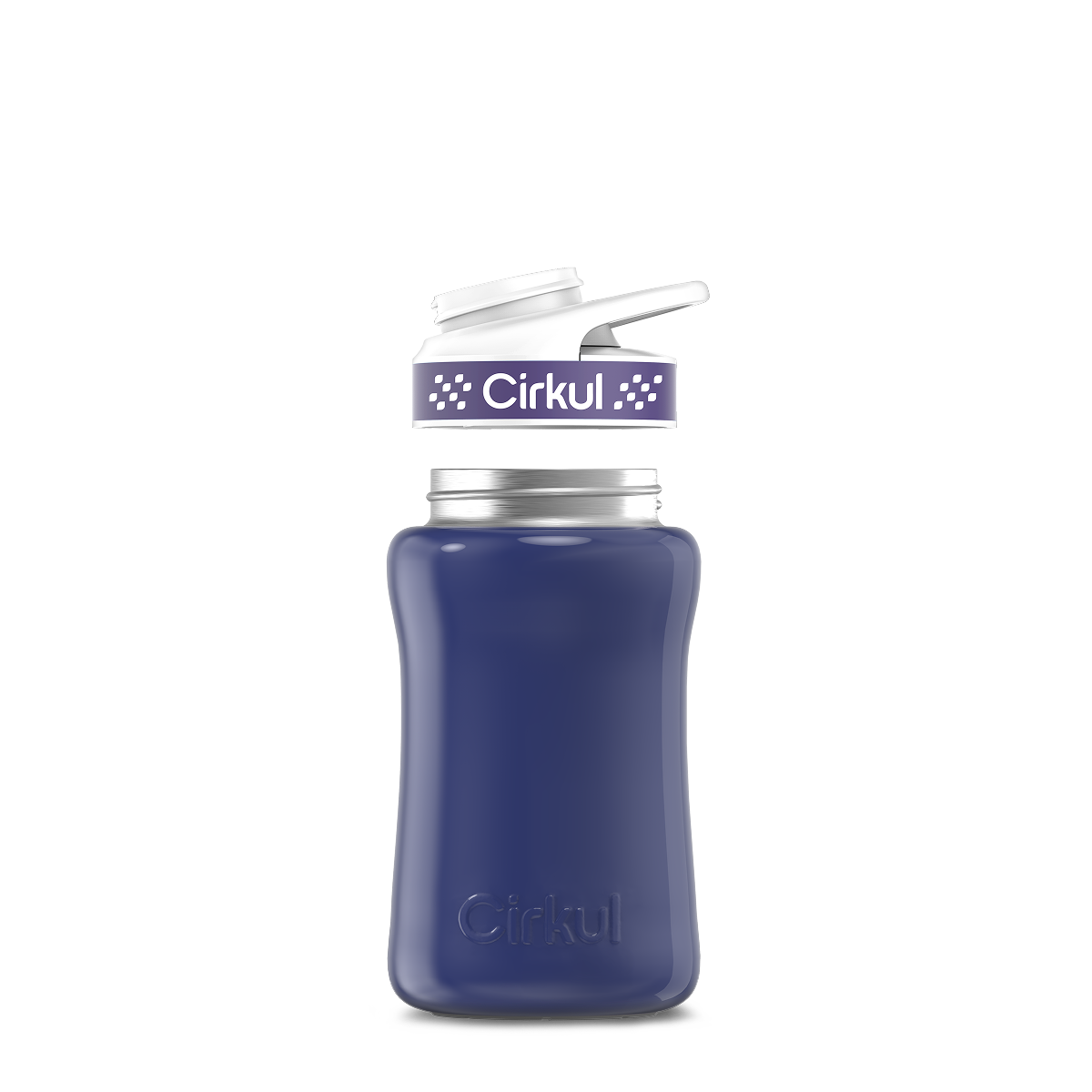 12oz. Stainless Steel Bottle & Comfort Grip Lid