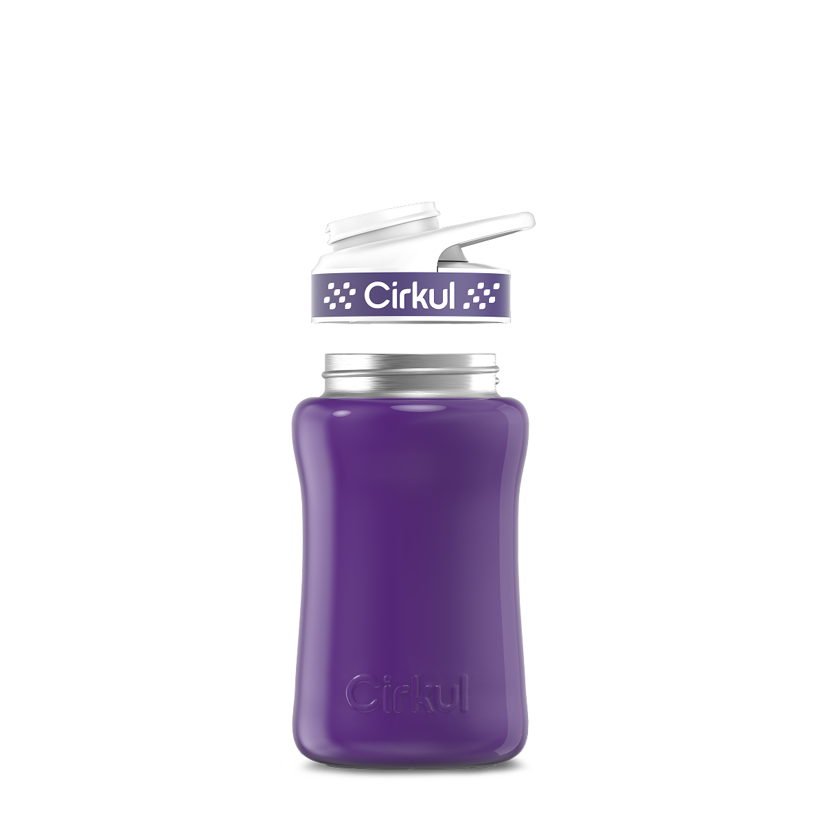 12oz. Stainless Steel Bottle & Comfort Grip Lid