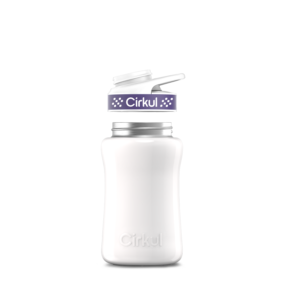 12oz. Stainless Steel Bottle & Comfort Grip Lid