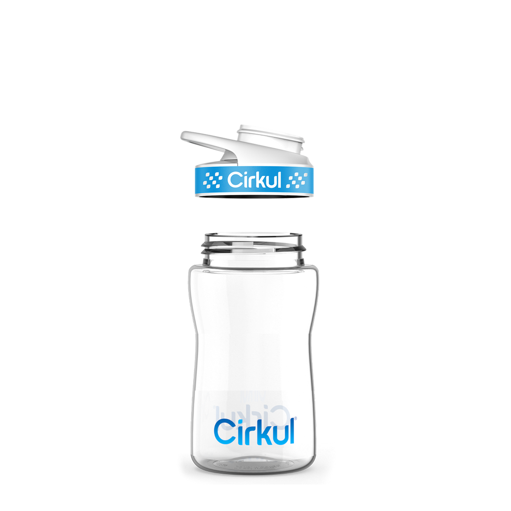 12oz. Plastic Bottle & Comfort Grip Lid