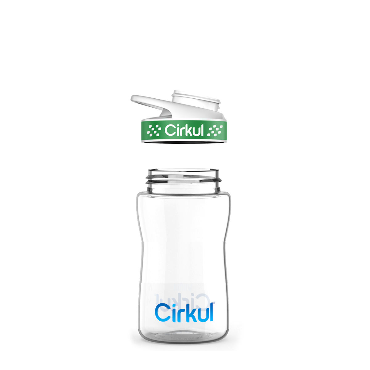 12oz. Plastic Bottle & Comfort Grip Lid