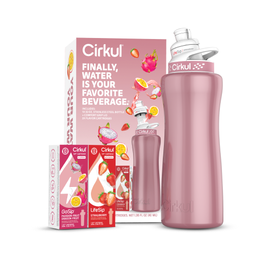 32oz. Rose Gold Stainless Steel Bottle Starter Kit