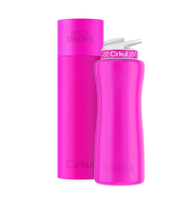 Limited Edition: 32oz. Neon Fuchsia Stainless Steel Bottle & Lid