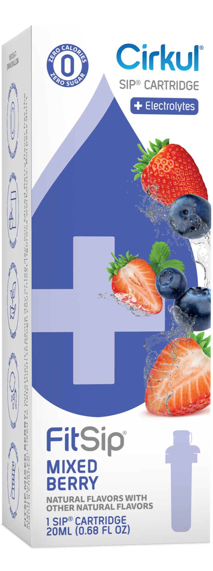 22oz. White Stainless Steel Bottle Starter Kit